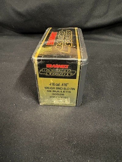 Barnes .416 Banded Solids 400gn - Image 2 of 2