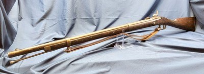 1855 Harper's Ferry Rifle - 2 band, .58 caliber, 1859 Build date, W/ Roll of Tape Primer