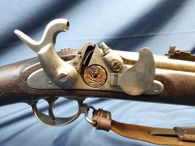1855 Harper's Ferry Rifle - 2 band, .58 caliber, 1859 Build date, W/ Roll of Tape Primer - Image 10 of 15