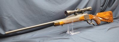 Custom Ruger #1 no 1 chambered in 25-06 Remington, Excellent Condition, Leupold Scope -- Falling block single shot - Image 1 of 18
