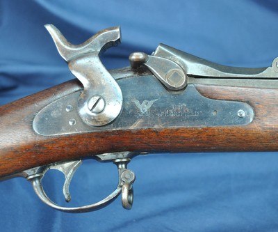 Springfield Trapdoor 1884 Rifle with w/ M1873 Socket Bayonet & Scabbard, Nice Condition, .45-70 Government 1873 - Image 1 of 20