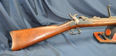 Springfield Trapdoor 1884 Rifle with w/ M1873 Socket Bayonet & Scabbard, Nice Condition, .45-70 Government 1873 - Image 7 of 20