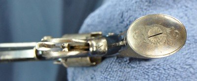 Original Cased Tranter 3rd Model Revolver VGC sold by B.A. Beckwith London 80 bore / .380 - Image 12 of 15