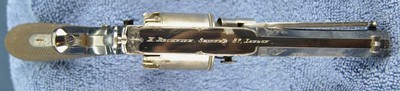Original Cased Tranter 3rd Model Revolver VGC sold by B.A. Beckwith London 80 bore / .380 - Image 11 of 15