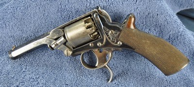 Original Cased Tranter 3rd Model Revolver VGC sold by B.A. Beckwith London 80 bore / .380 - Image 9 of 15