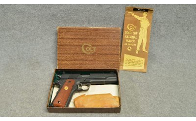 Colt ~ Gold Cup National Match ~ .38 Special Mid-Range - Image 3 of 4