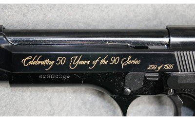 Beretta ~ 92SB 50th Anniversary ~ 9mm Luger - Image 4 of 5