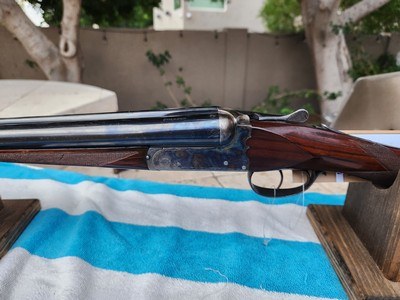 Clean Sarasqueta Boxlock Double Trigger Ejector Similar to AYA XXV Churchill - Image 11 of 12