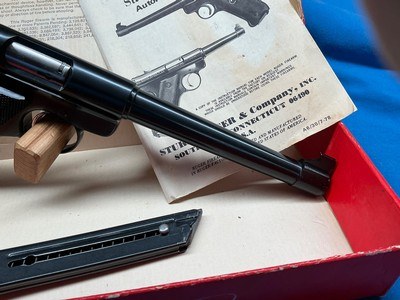 Ruger MK I , 22lr PISTOL Original Box and Manual - Image 6 of 7