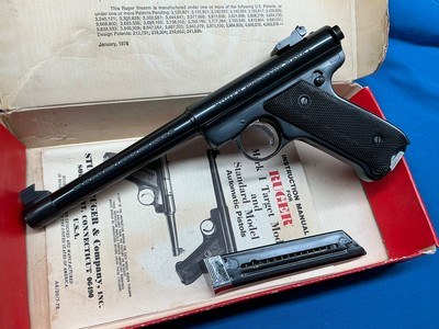 Ruger MK I , 22lr PISTOL Original Box and Manual - Image 3 of 7