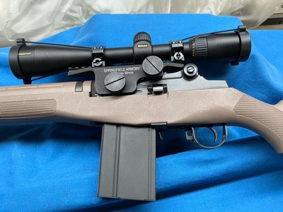Springfield M1A rifle w/Scope &mount - Image 1 of 15