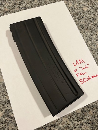 British L4A1 or L1A1 Inch Pattern 30rd FAL Magazine, NOS - Image 1 of 6