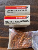 300 H&H Magnum Loading Brass 70 Rounds total. 40 are once fired, 30 new