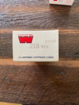 1 Box of 50 New 218 Winchester BEE Cartridge Cases - 1 of 2