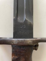 Original M1905 First Production SA Bayonet Dated 1917 & Scabbard - 6 of 13