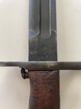 Original M1905 First Production SA Bayonet Dated 1917 & Scabbard - 5 of 13