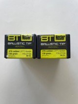 Two Boxes of 50 ea. Nosler Ballistic Tip 270 cal. 130gr. Bullets