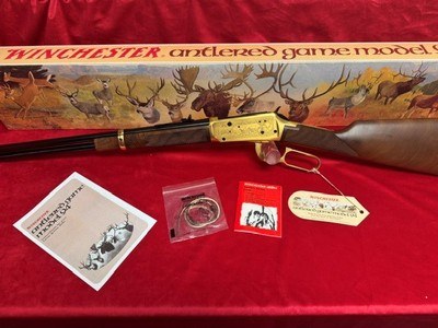 Winchester 1894 Antlered Game Rifle with Box & Papers - Image 2 of 14