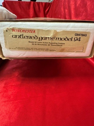 Winchester 1894 Antlered Game Rifle with Box & Papers - Image 14 of 14