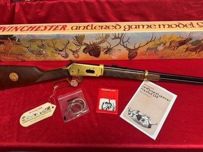 Winchester 1894 Antlered Game Rifle with Box & Papers