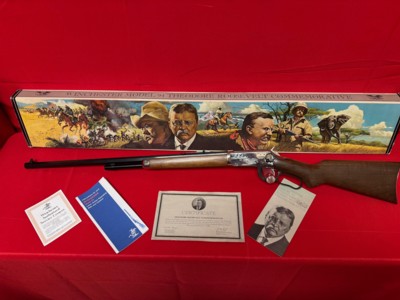 Winchester Teddy Roosevelt Commemorative Rifle NOS - Image 2 of 12