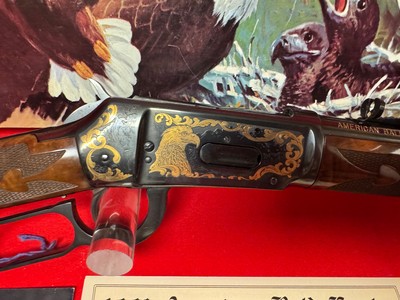 Winchester 94 “GOLD” American Bald Eagle and matching Knife set - Image 4 of 18