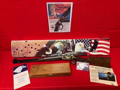 Winchester 94 “GOLD” American Bald Eagle and matching Knife set - Image 2 of 18