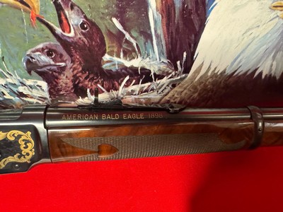Winchester 94 “GOLD” American Bald Eagle and matching Knife set - Image 8 of 18