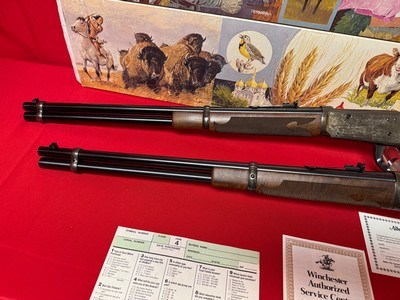 Winchester Matched Serial Set – Alberta & Saskatchewan Diamond Jubilee Model 94s – New Old Stock - Image 12 of 21