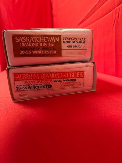 Winchester Matched Serial Set – Alberta & Saskatchewan Diamond Jubilee Model 94s – New Old Stock - Image 20 of 21