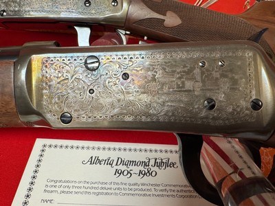 Winchester Matched Serial Set – Alberta & Saskatchewan Diamond Jubilee Model 94s – New Old Stock - Image 5 of 21