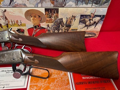 Winchester Matched Serial Set – Alberta & Saskatchewan Diamond Jubilee Model 94s – New Old Stock - Image 8 of 21