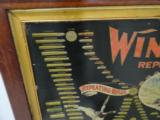 All Original Winchester 1897 Double W Cartridge Board Poster- Original Frame - 6 of 9