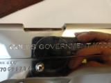 NIB Colt Seires 70 .45 ACP
in scarce Nickel finish
with near mint original Box - 8 of 11