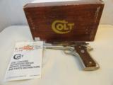 NIB Colt Seires 70 .45 ACP
in scarce Nickel finish
with near mint original Box - 1 of 11