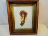1910 J. Knowles Hare Harrington Richardson Cowgirl Framed Color Print - 1 of 4