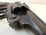 Antique Smith & Wesson #3 44 Double Action Revolver in rare Blue Finish - 7 of 8