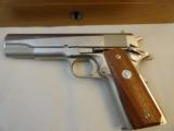 Scarce Cased Colt Model 1911 Series 70 Commercial .38 Super in Nickel Finsih (1979) - 2 of 9