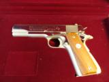 Scarce Cased Colt Model 1911 Series 70 Commercial .38 Super in Nickel Finsih (1979) - 8 of 9