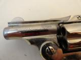 Rare Iver Johnson Nickel Hammerless Bicycle Pistol- 2
