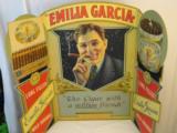 Circa 1910 Huge Emilia Garcia Cigar Window Store Display - 1 of 4