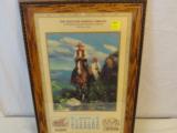 1926 Full Pad Schuyler Harness Co. Calender wtih Cowboys - 1 of 2