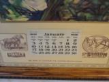 1926 Full Pad Schuyler Harness Co. Calender wtih Cowboys - 2 of 2