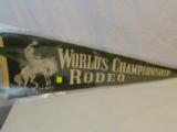 High Condition 1930's Full Size Rodeo Pennant Worlds Championship - 1 of 1