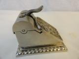 1890s German Made Silver Plated Bar Top Cigar Cutter - 4 of 4