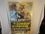 1949 Gene Autry in The Cowboy and the Indians Movie 1-sheet - 1 of 1