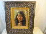 Original Howard Terping Numbered and Signed
Giclee on Canvas American Indian Print - 1 of 2