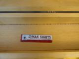 Mint in box 1937 Lyman Super Target Spot 20X Scope in wood carry case - 8 of 9