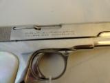 Scarce Colt Pre War Model 1908 Pocket Hammerless .380 Auto.
Nickel with Pearls - 3 of 8