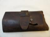 1840-50's Gamblers Wallet Gun - Percussion- Original Leather - 9 of 12